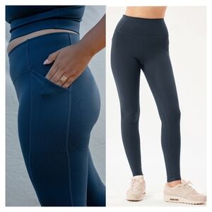 Girlfriend Collective Compressive High Rise Pocket Legging Midnight Size Medium